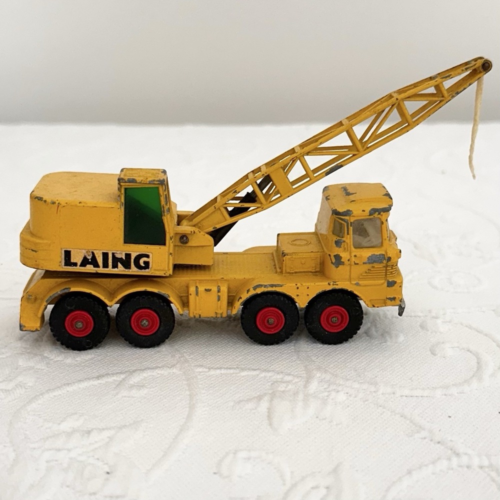 Vintage 1969 MATCHBOX LESNEY KINGSIZE Laing Mobile Crane no.K-12